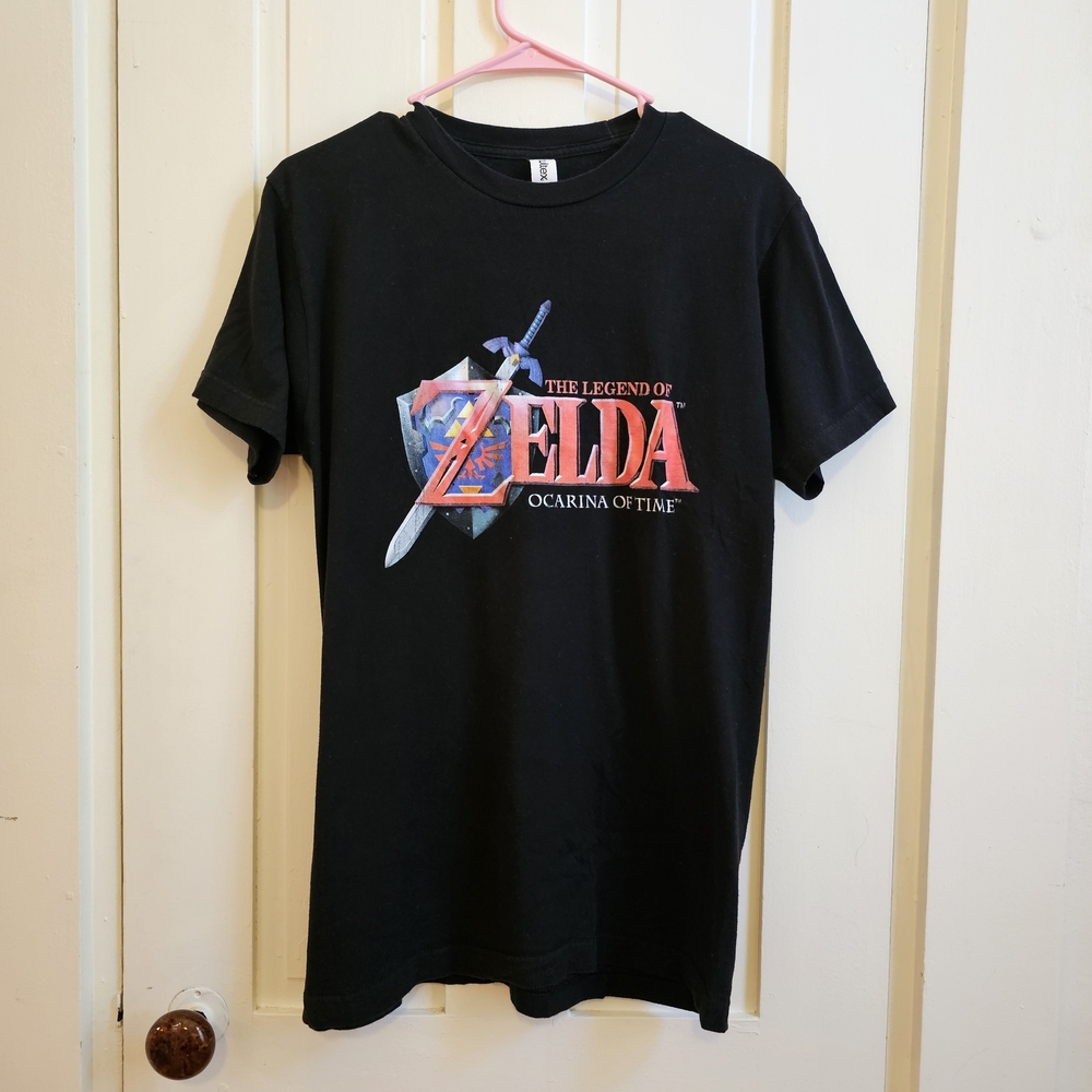 Legend of Zelda Black Graphic T-Shirt